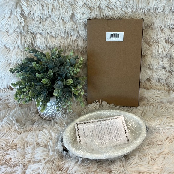 MacKenzie-Childs Small Courtly Check Oval Gratin Enamel Dish - Picture 14 of 14